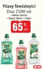 DOA YÜZEY TEMİZLEYİCİ 2500 ML DOA YÜZEY TEMİZLEYİCİ 2500 ML